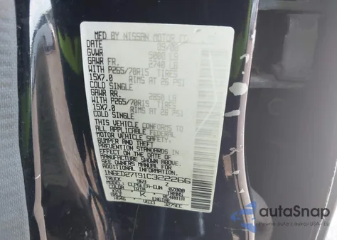 2001 Nissan Frontier Xe-V6 from USA, damaged, VIN 1N6ED27T91C322266